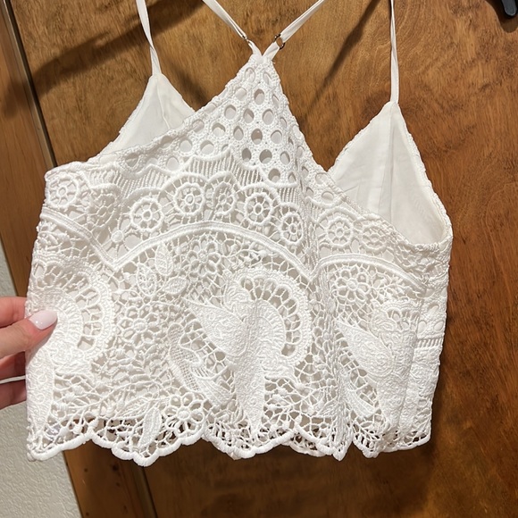 Abercrombie and fitch lace crop top - Picture 2 of 2